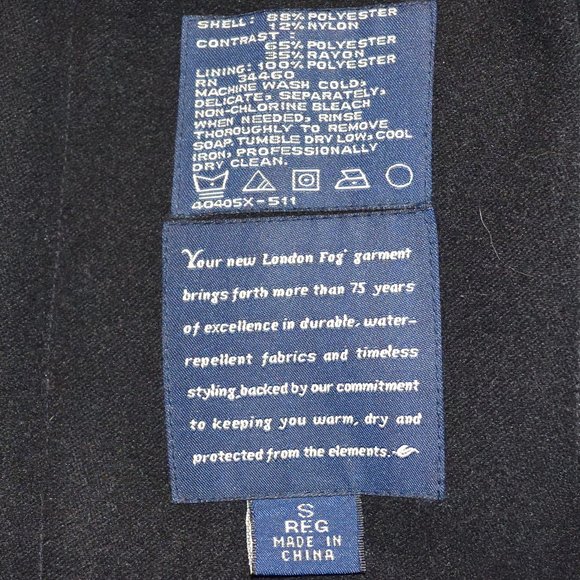 London Fog Womens Plum Coat Zippered Liner Size S Regular Raincoat Jacket Purple - Picture 11 of 13